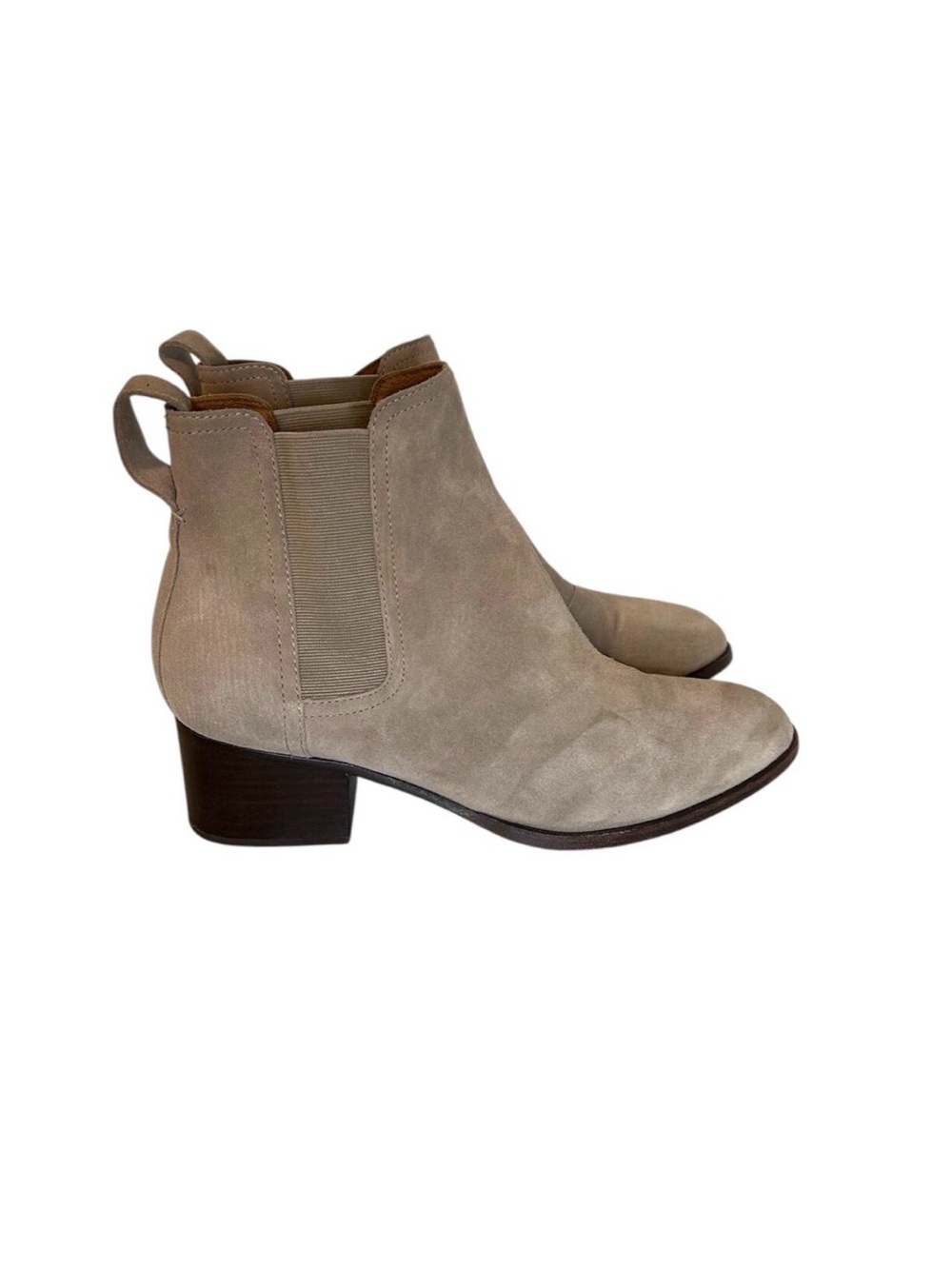 Rag & Bone Walker Boot Chelsea Ankle Suede Sand 38.5 8.5